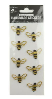 bee, bees, stickers, bumble bees, little birdie, CR99123