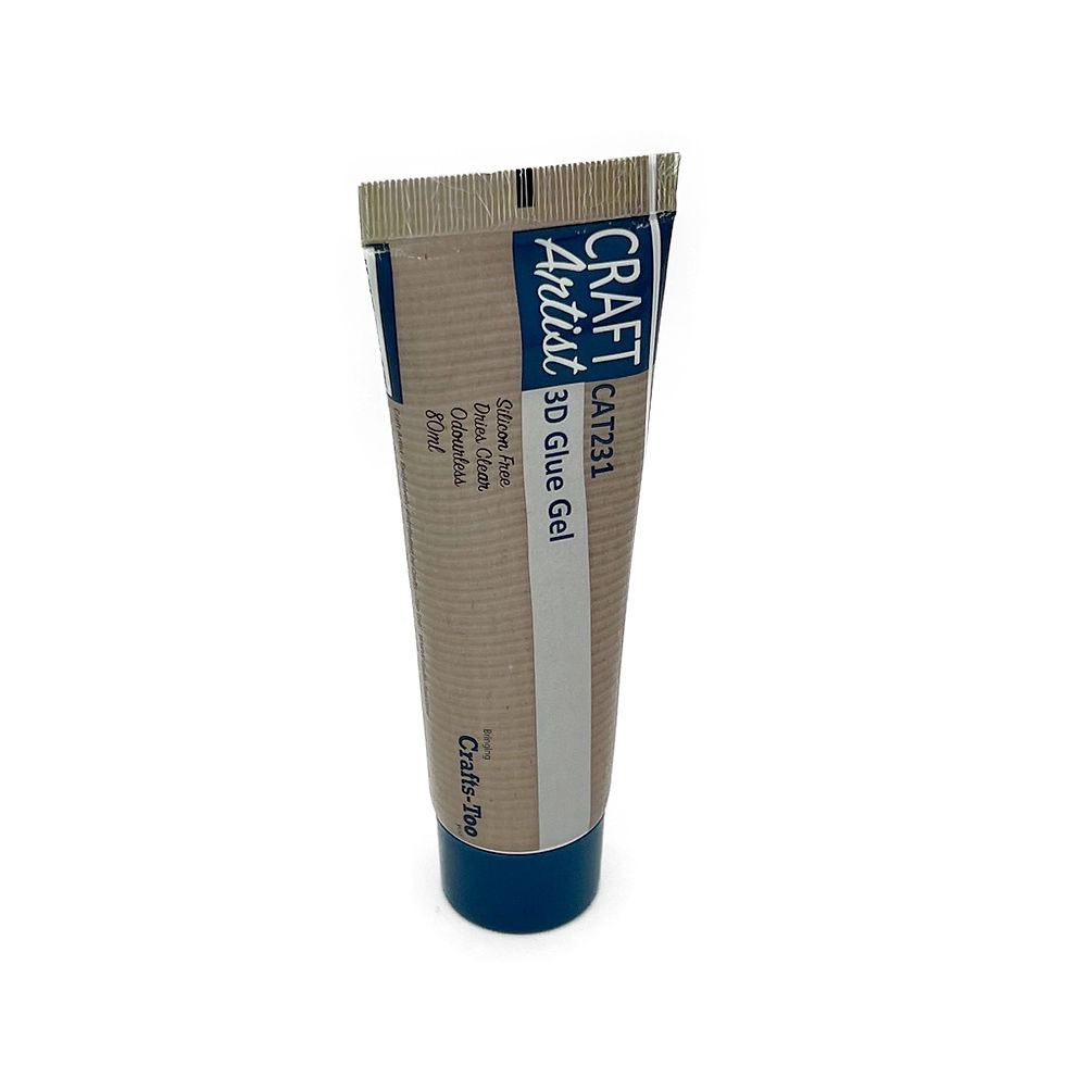 decoupage glue, collall glue, 3D glue gel