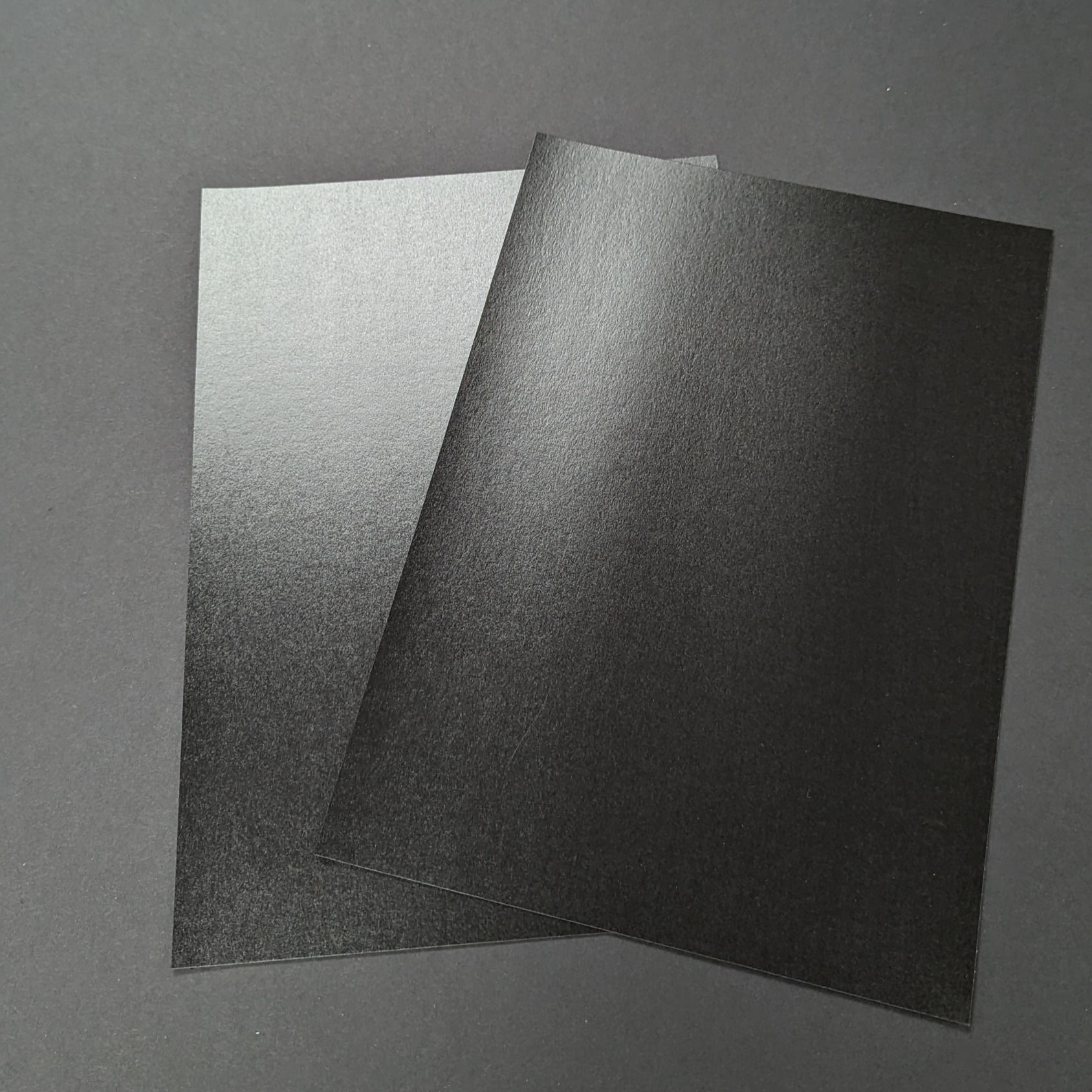 pearlescent card, pearl card, black pearl card, black pearlescent card, black card