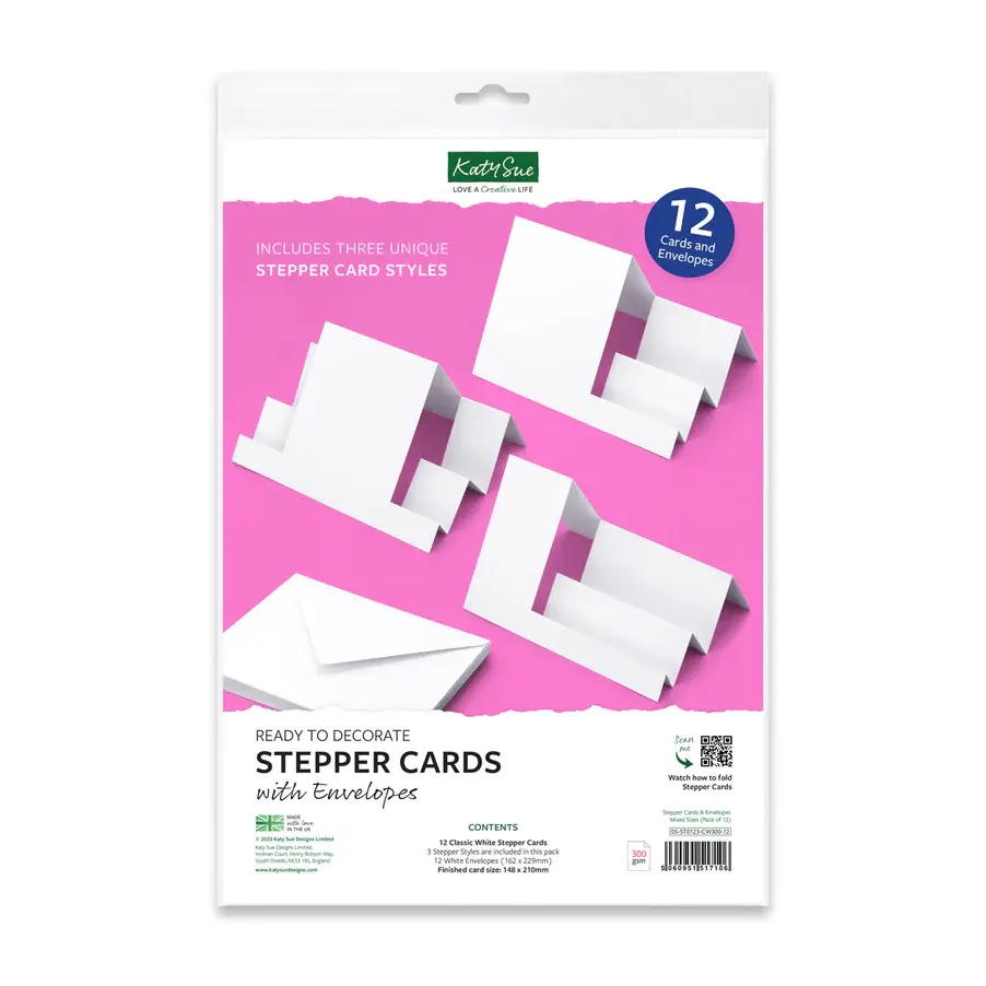 card and envelopes, shaped cards, stepper cards, 05-ST0123-CW300-12