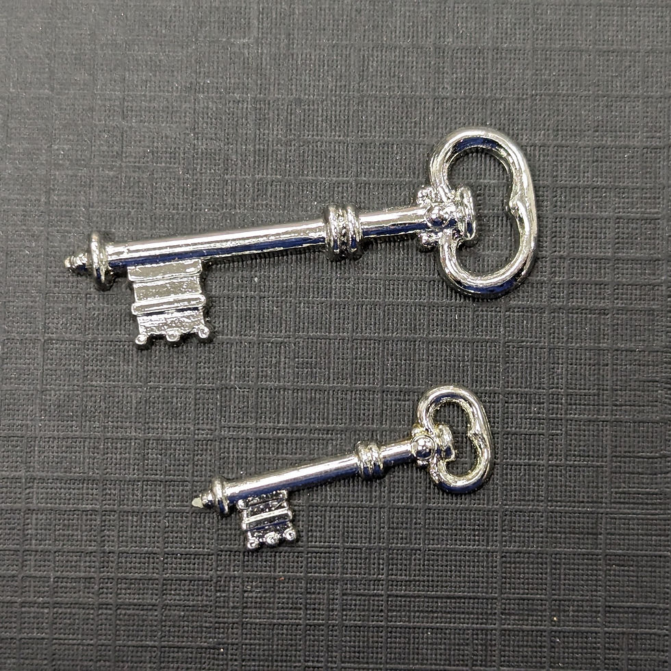 silver, gold, cake decorations, keys, new home