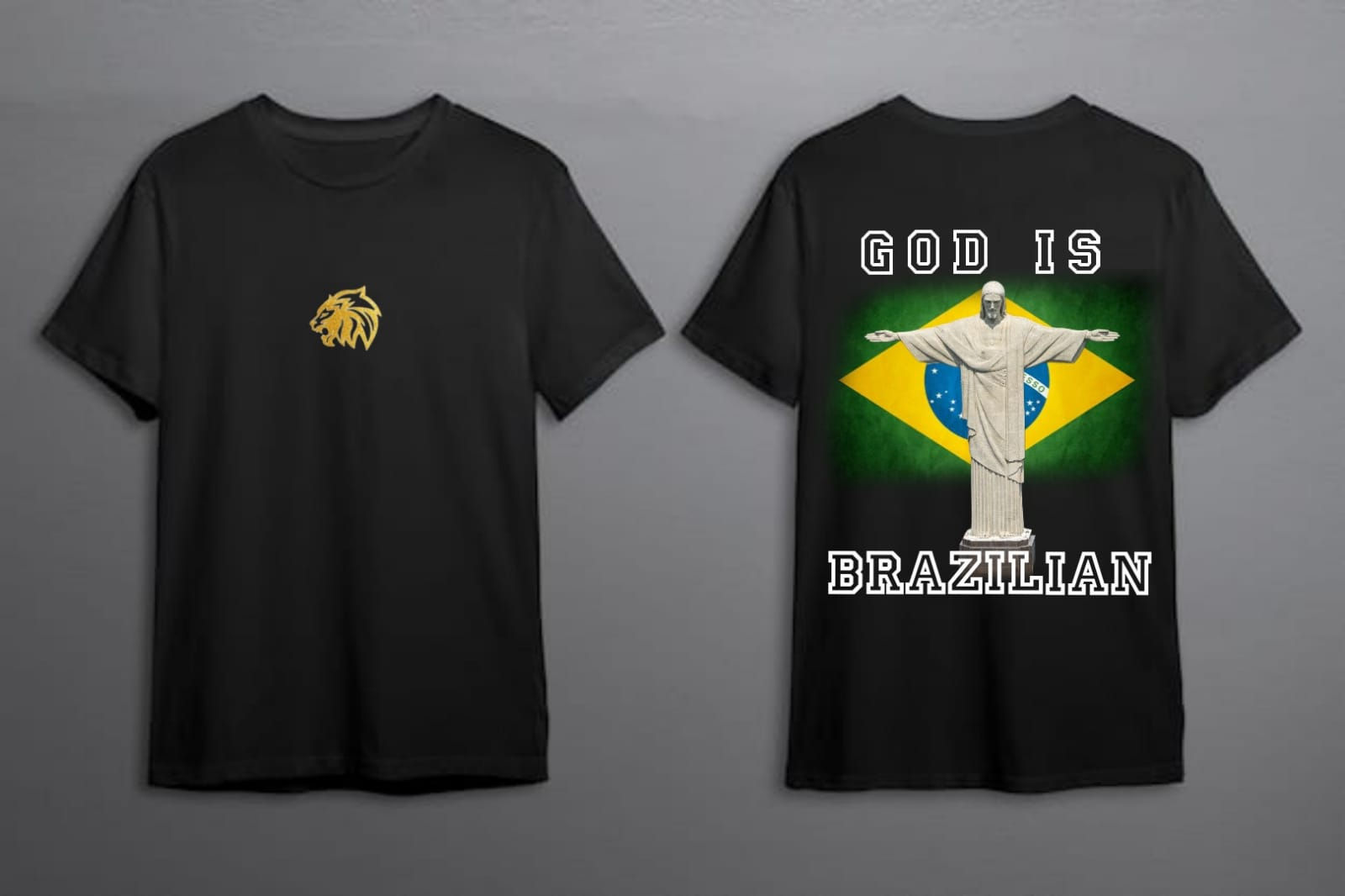 Camisa estampa - God Is Brazilian