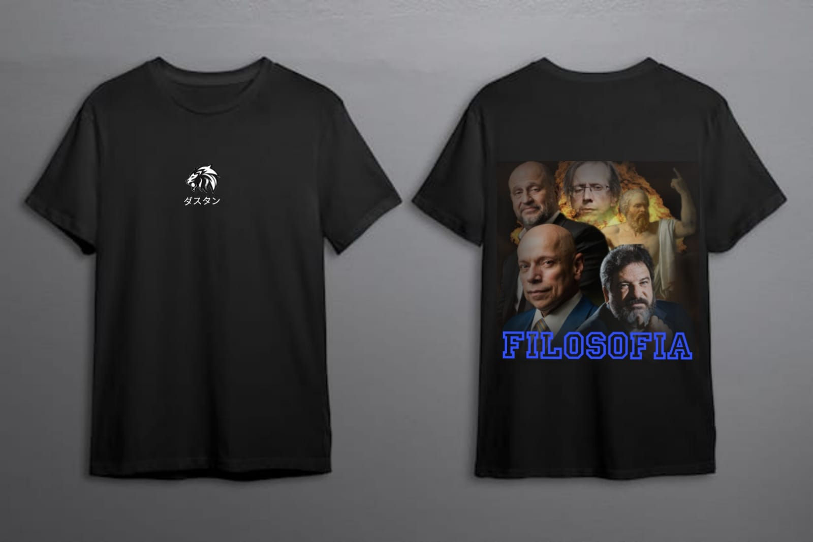 camisa estampa - filosofia