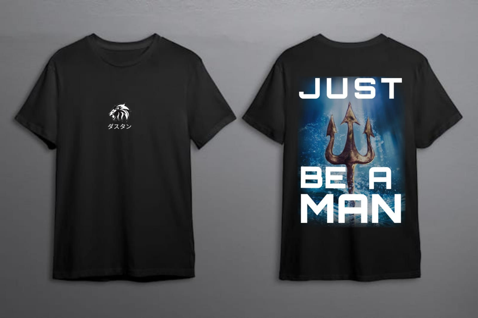 Estampa "Just be a man"
