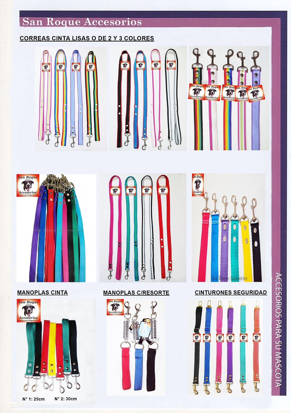 correas y manoplas CATALOGO OFICIAL