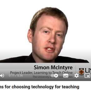 Video Notes: Considerations for choosing technology for teaching