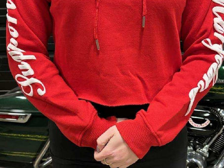 maryland ladys support crop top