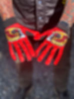 Thumbnail: Death Head Riding Gloves