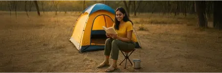 Summer Camping in India – The Role of a Compact Tripod Stool