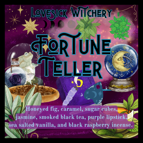 Fortune Teller perfume - smoked black tea, jasmine, and black