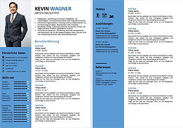 Kostenlose Lebenslaufvorlage: Einfach herunterladen und bearbeiten - Professionelle Unterstützung bei der Lebenslauferstellung, CV, Lebenslauf Muster, Bewerbung, SEO optimiert und Barrierefreiheit, Beispielbild einer kostenlosen Lebenslaufvorlage