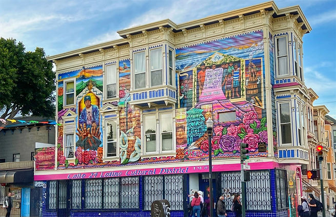Calle 24 Latino Cultural District Office from outside. 