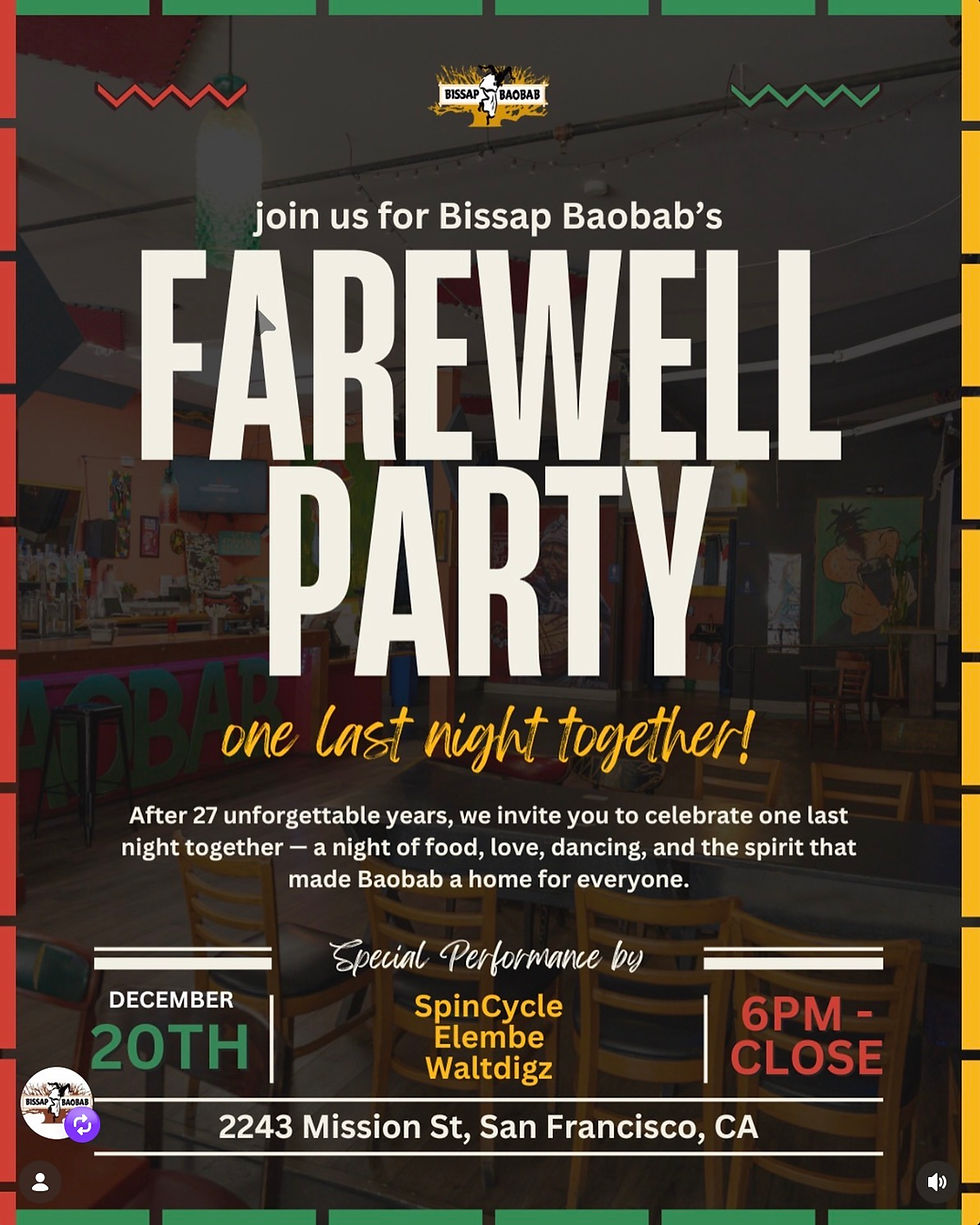 Bissap Baobab: Farewell Party