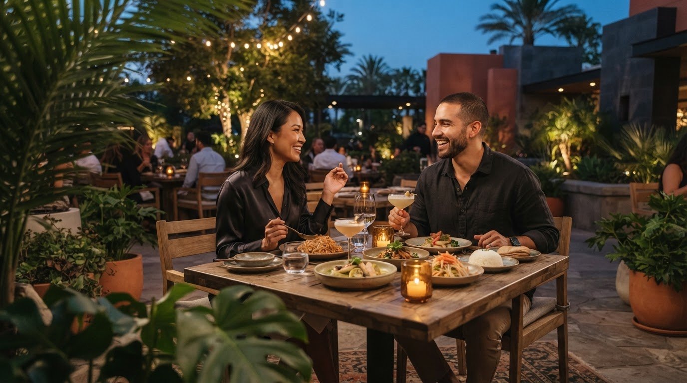 Intimate Dinner Spots in Irvine for Couples and Cozy Evenings