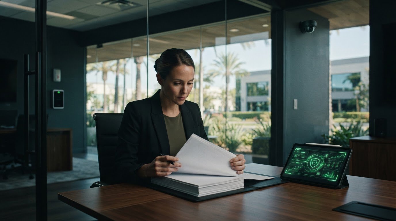 Insurance discounts for business security systems in California