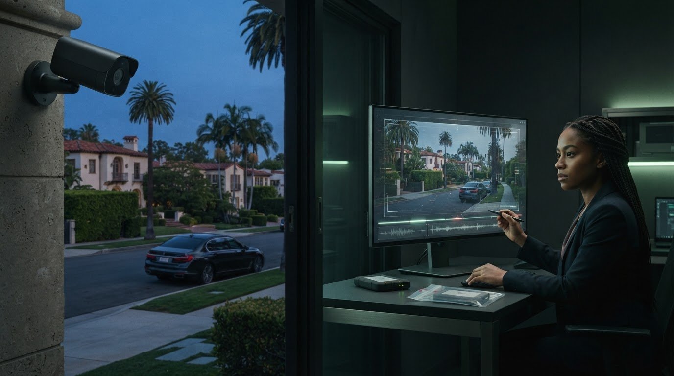 Security Camera Footage for Evidence in Beverly Hills: How to Use It