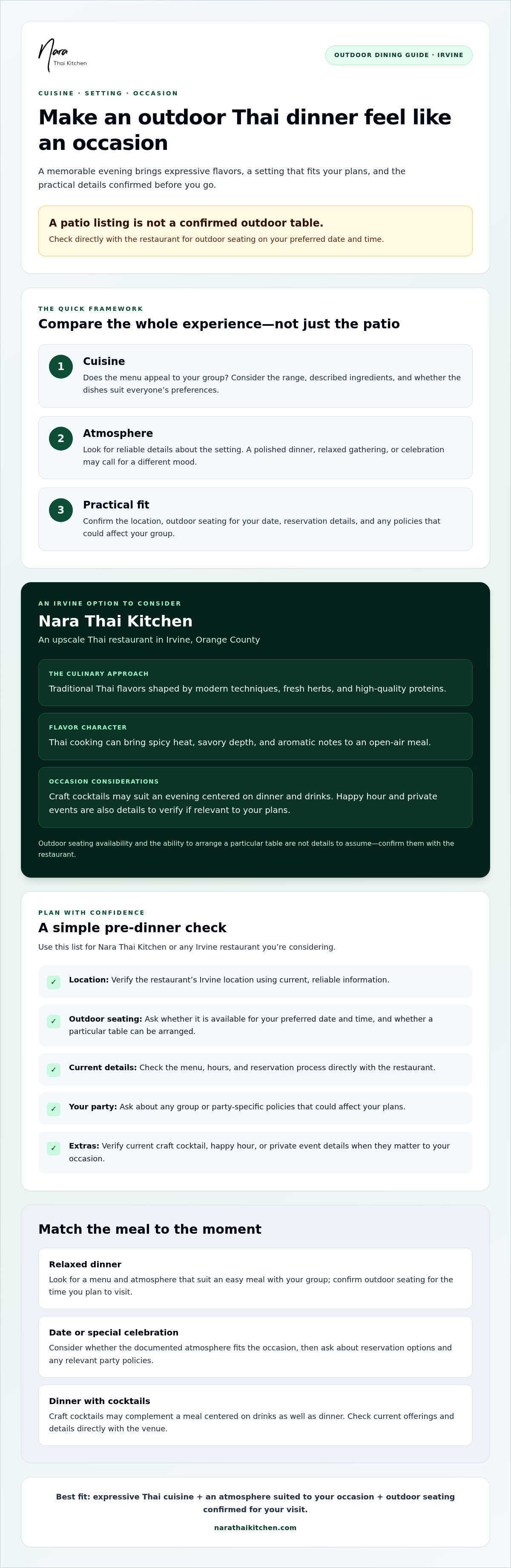 Best Thai restaurant Irvine