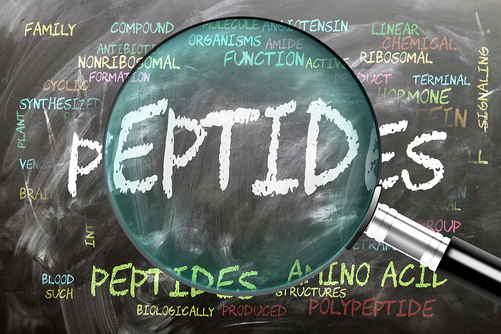 Telomere and longevity research imagery representing MOTS-c mitochondrial peptide and aging science