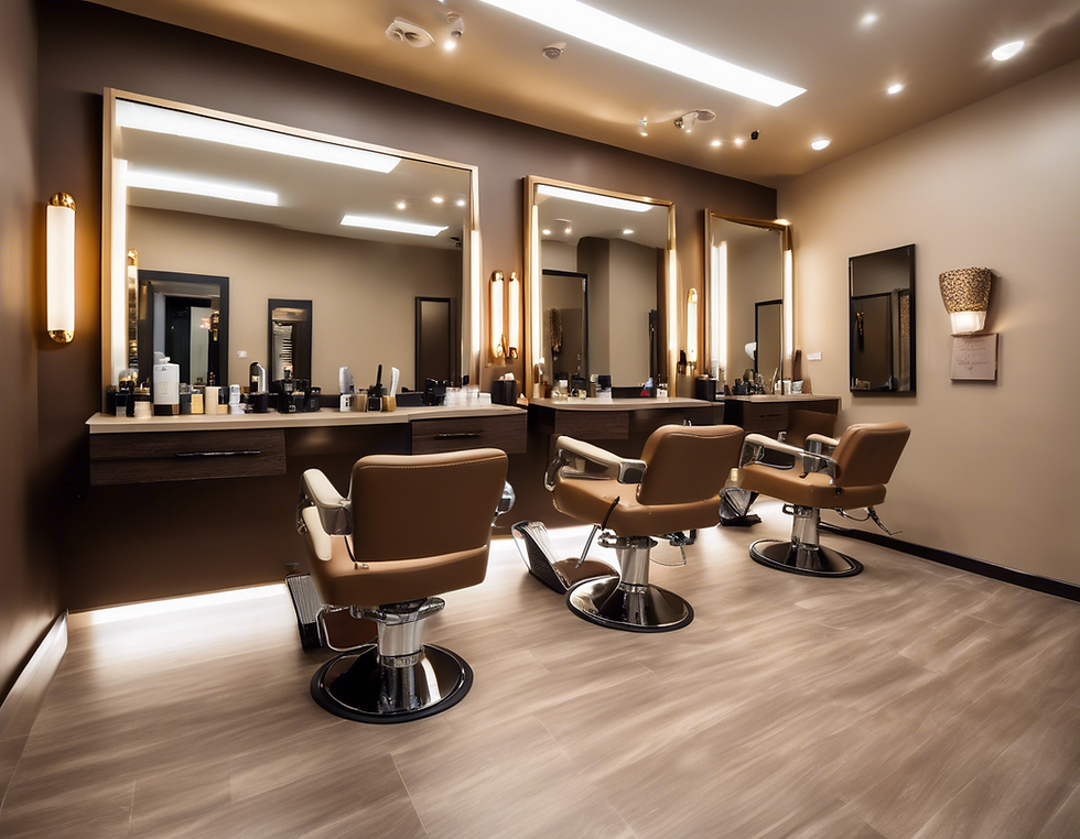 Interactive Portfolio Showcase for QV Hair Salon and Barber