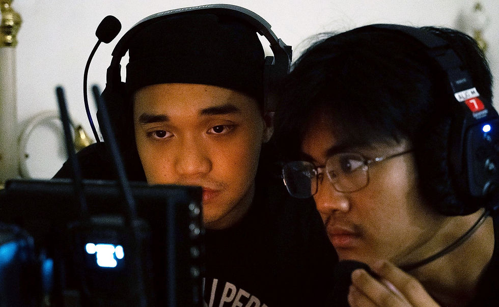 LILY director Luke Salazar with director of photography Randell Bautista