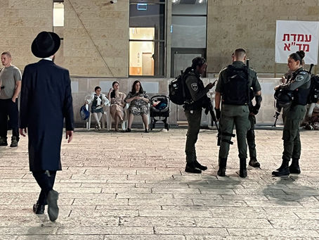 枪不离身的以色列军人（第34天）