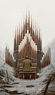 Symphony of War Series - No_ 1 Pipe Organ by Andrew Kamenetsky #art #digital #concept #s