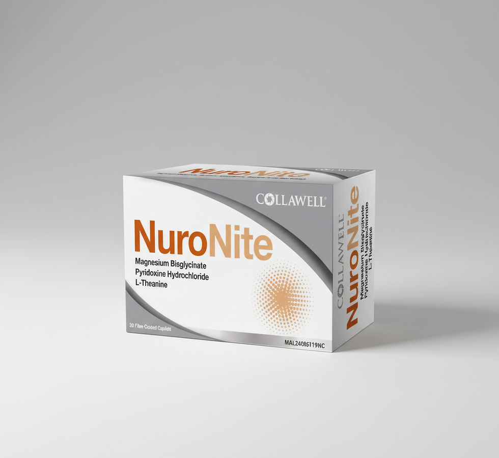 Collawell NuroNite supplement with magnesium bisglycinate and L theanine