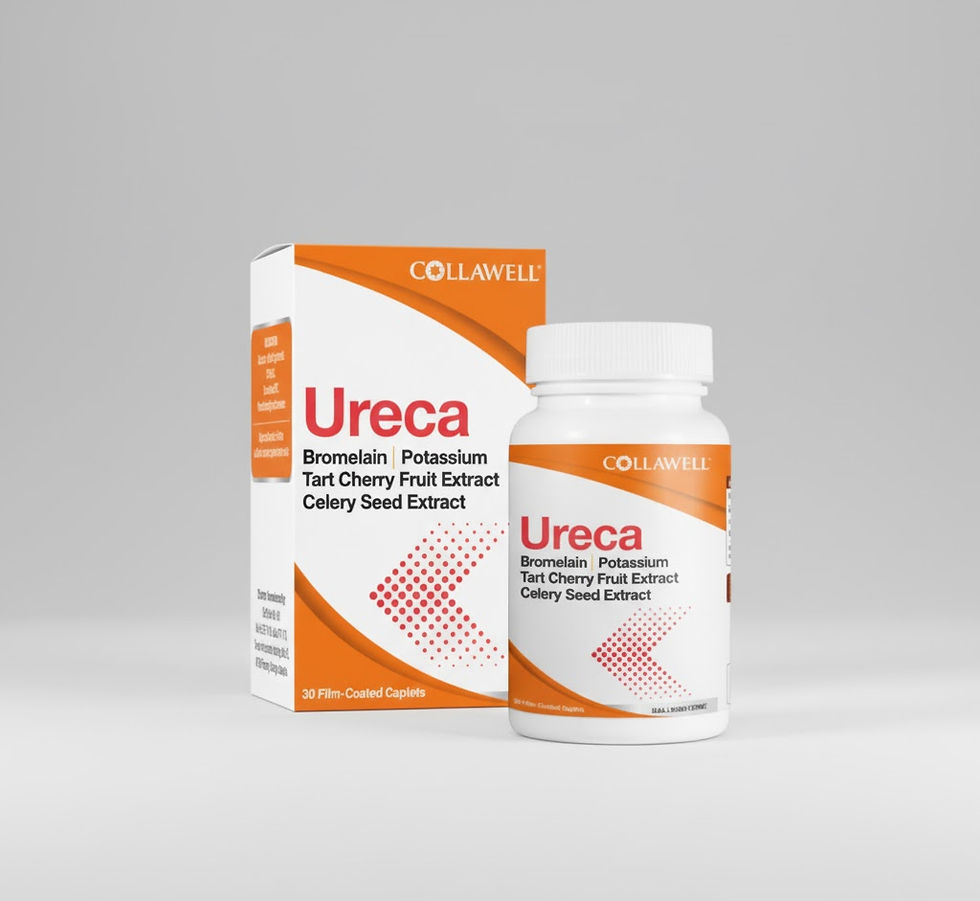 Collawell Ureca supplement with bromelain and tart cherry extract