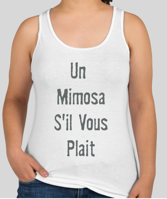 Un Mimosa S'il Vous Plait Tank Top