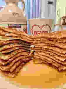פנקייק, פליאו, ללא גלוטן, מייפל, קמח כחול, קמח דרך טבע כחול, קמח דרך טבע
