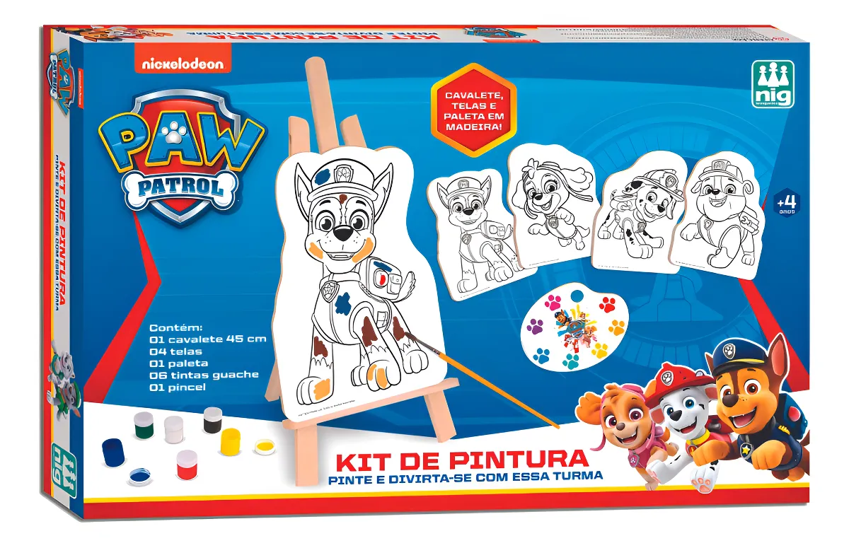 Kit Pintura Patrulha Canina