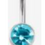 Miniatura: Piercing de Umbigo com 4 Brilhantes