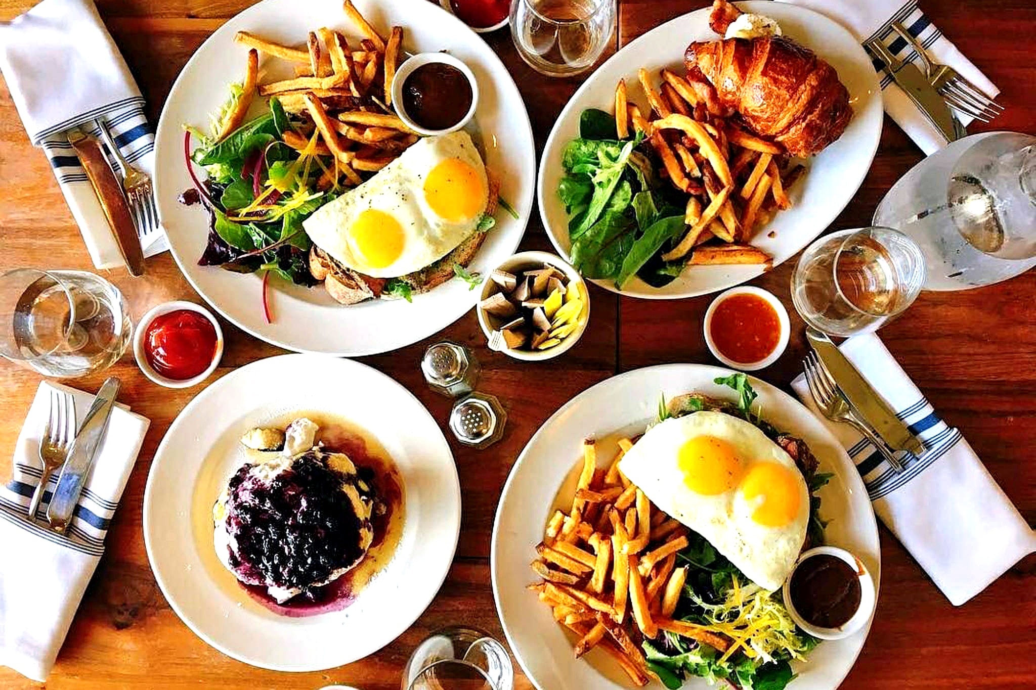 Arranged Food and Objects