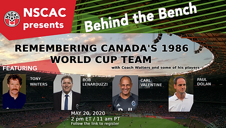 2020 05 13 NSCAC - Weekly Webinar Poster