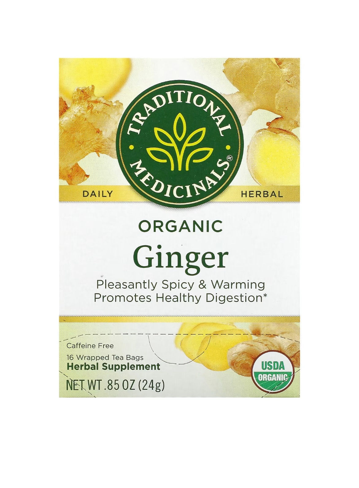 Traditional Medicinals Organic Ginger Tea (16 tea bags)