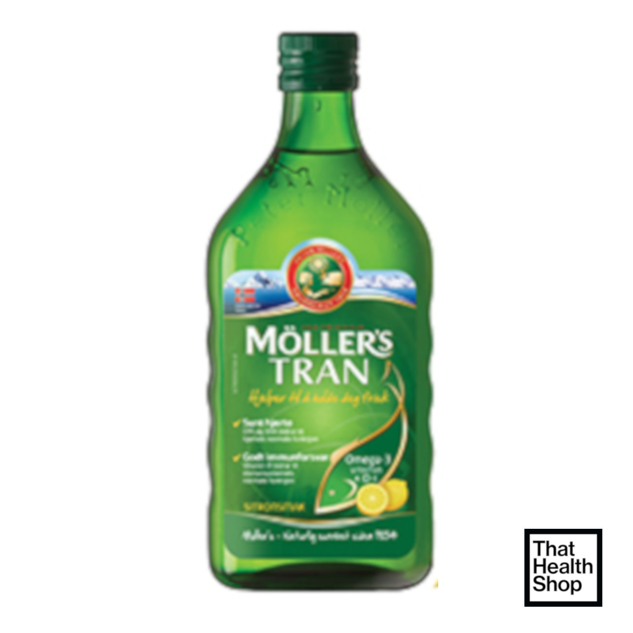 Moller’s Cod Liver Oil Lemon (250ml)