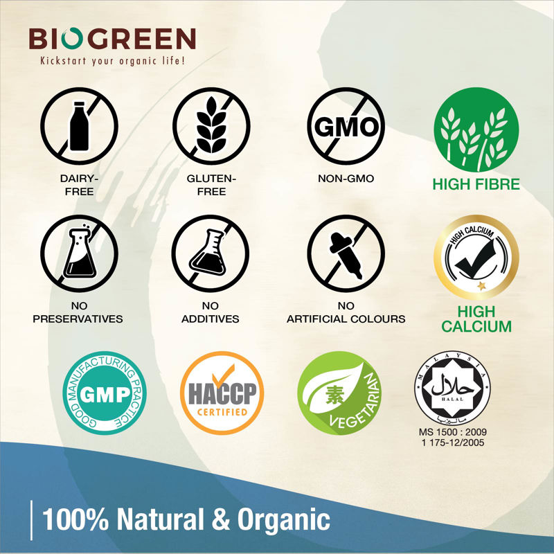 Thumbnail: Biogreen Enrich Oatmilk Energy (850g)