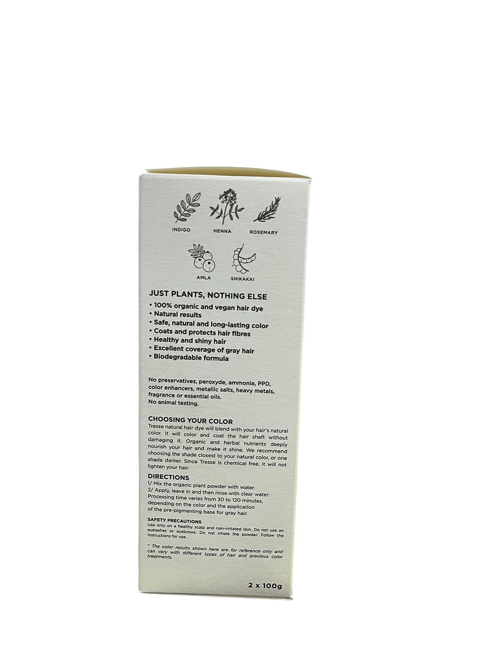 Thumbnail: Tresse Paris hair color, espresso, 100% organic, Vegan & Sustainable