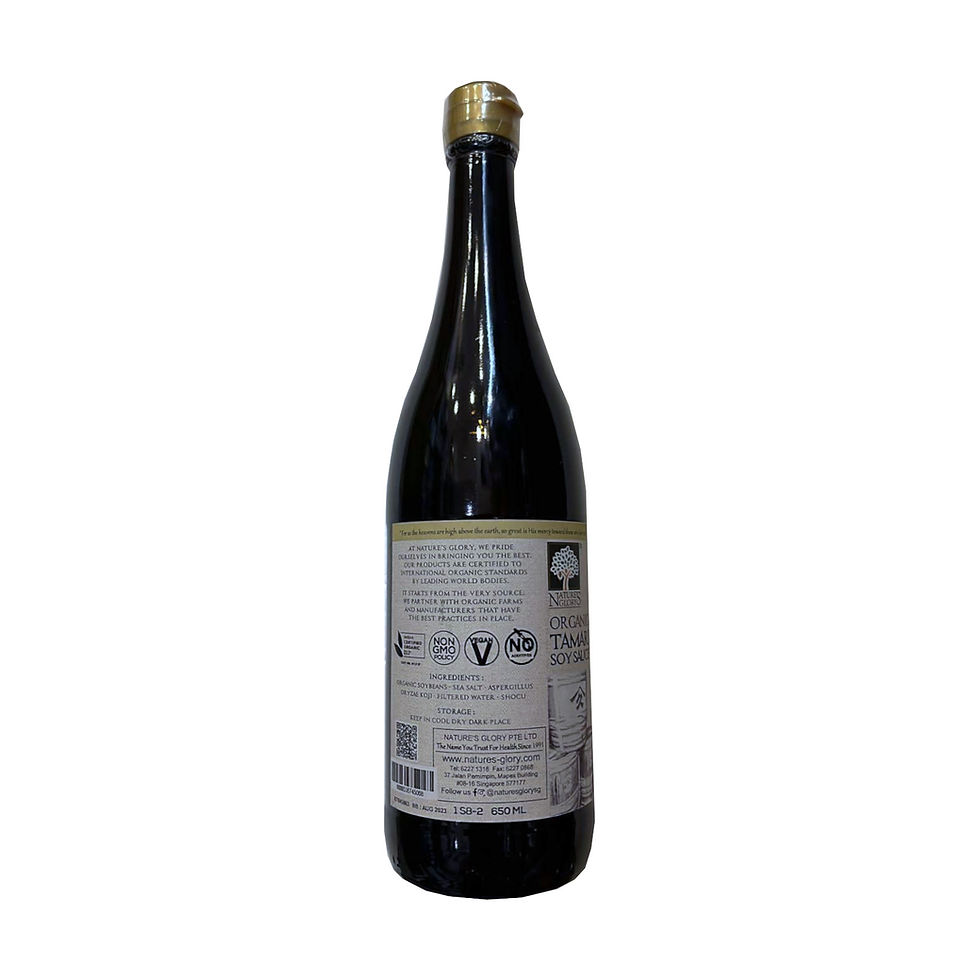 Thumbnail: Nature's Glory Organic Tamari -Wheat-Free Soy Sauce(330ml | 650ml)