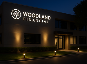 Building and signage illumination with exterior lighting for commercial property in Ventura County