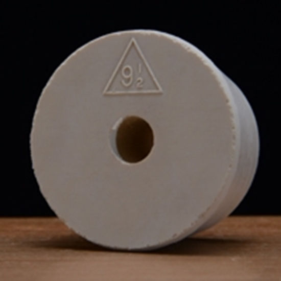 Drilled Rubber Stopper #9.5