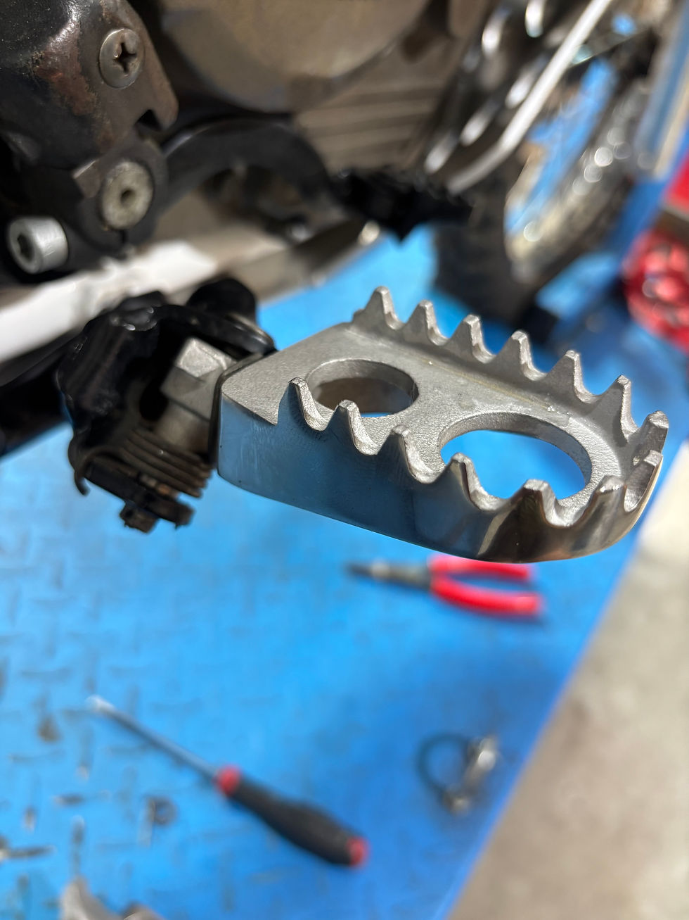 repose-pieds large pour Honda XL600LM XLM600