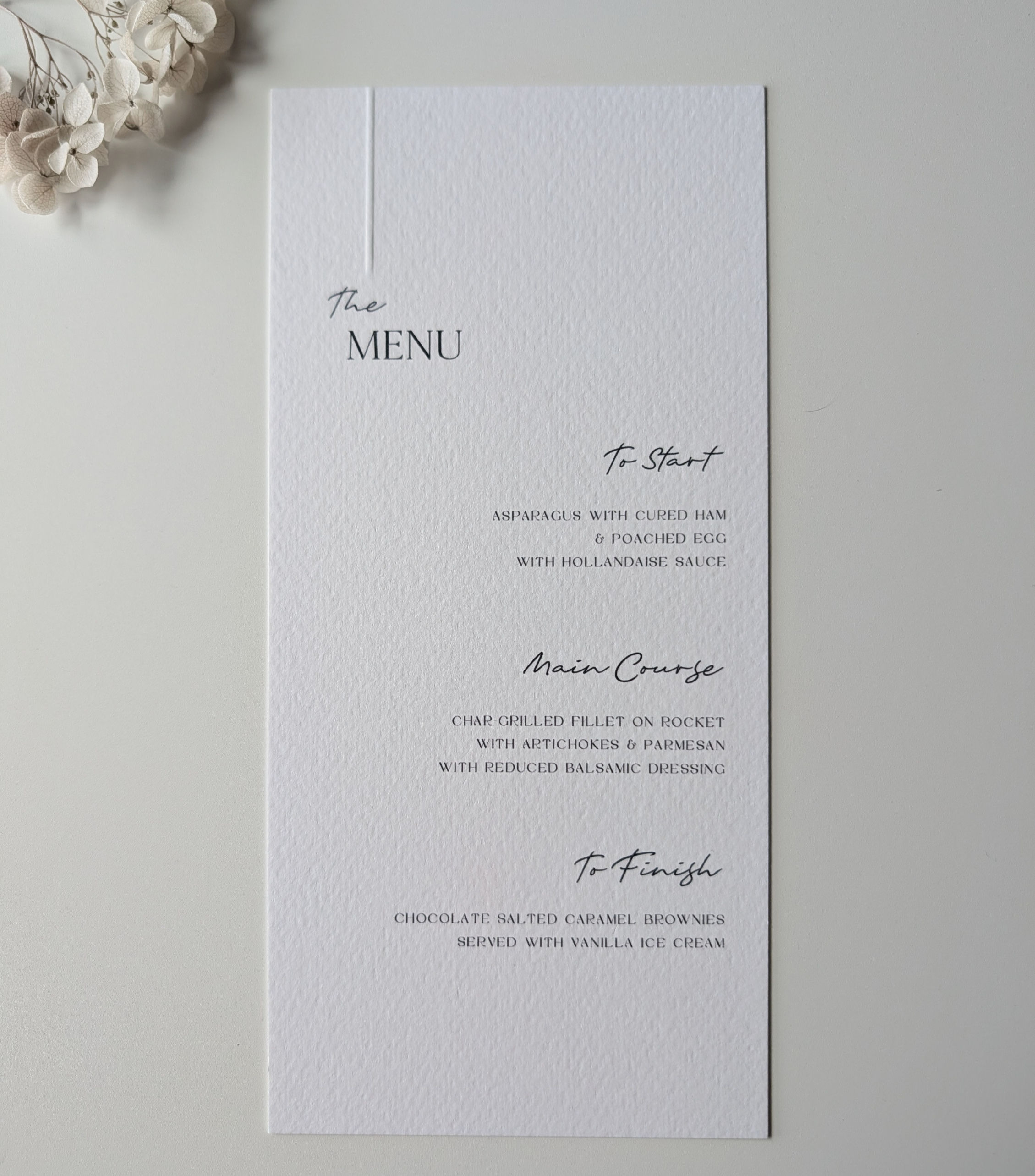 Jasmine Menu