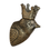 Thumbnail: Cast Aluminum Bird Head with Crown Wall Decor (Antique Brass Finish)