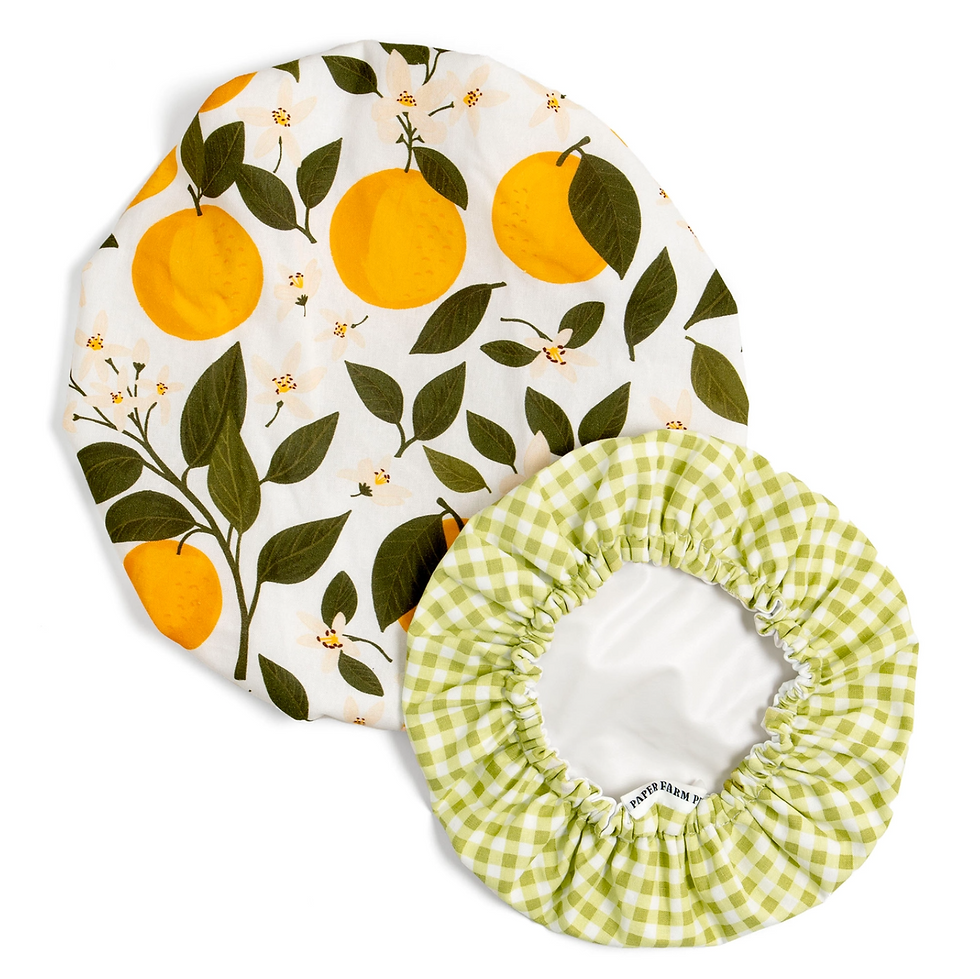 Thumbnail: Orange Orchard Fabric Dish Cover
