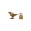 Thumbnail: Pewter Bird Shaped Candle Snuffer (Antique Gold)