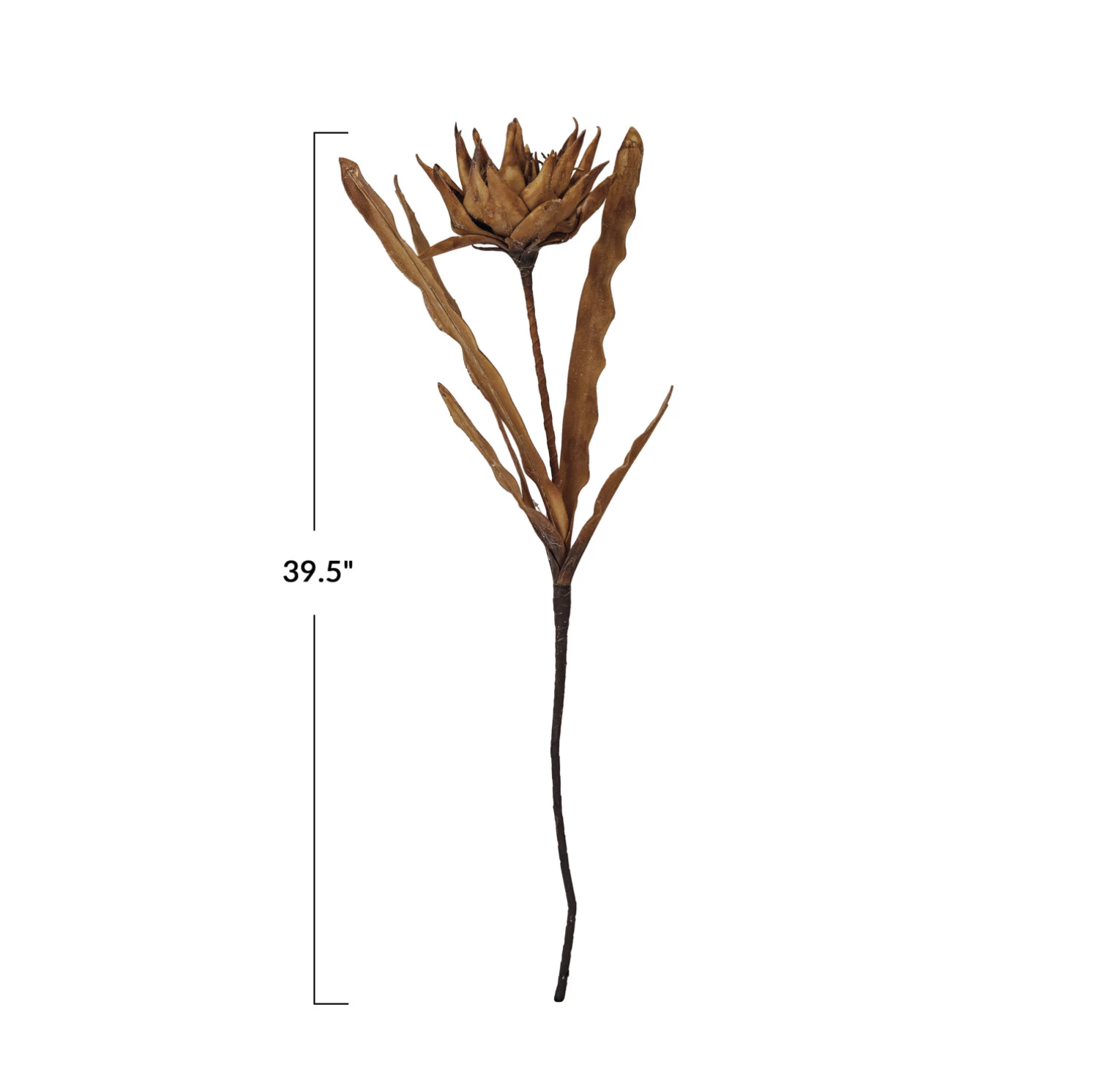 Faux Flower Pick - Camel