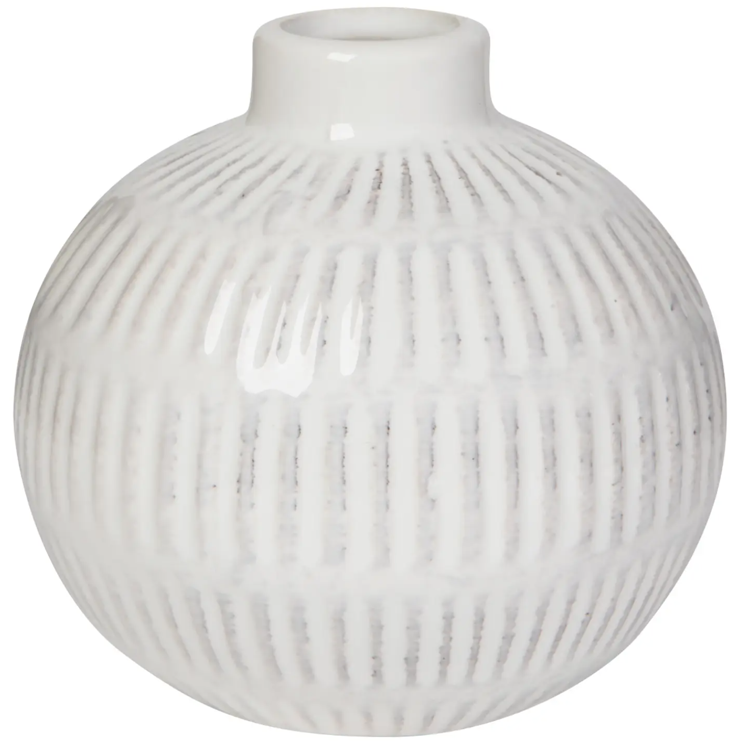 Pearl Ceramic Bud Vase