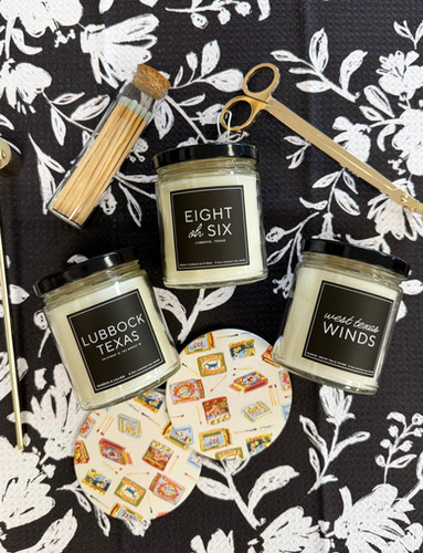 Eight oh Six 6.5 oz. Candle | Best Selling Candle | oddsandendslbk