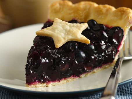 Fresh Blueberry Pie